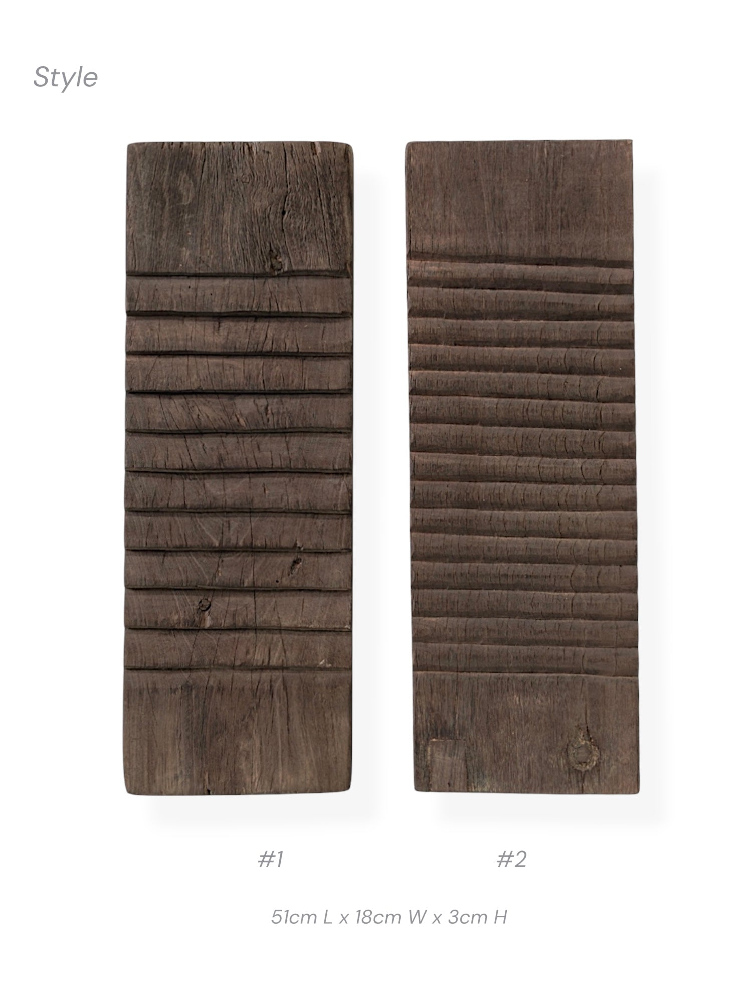 Vintage Wooden Washboard -Wabi