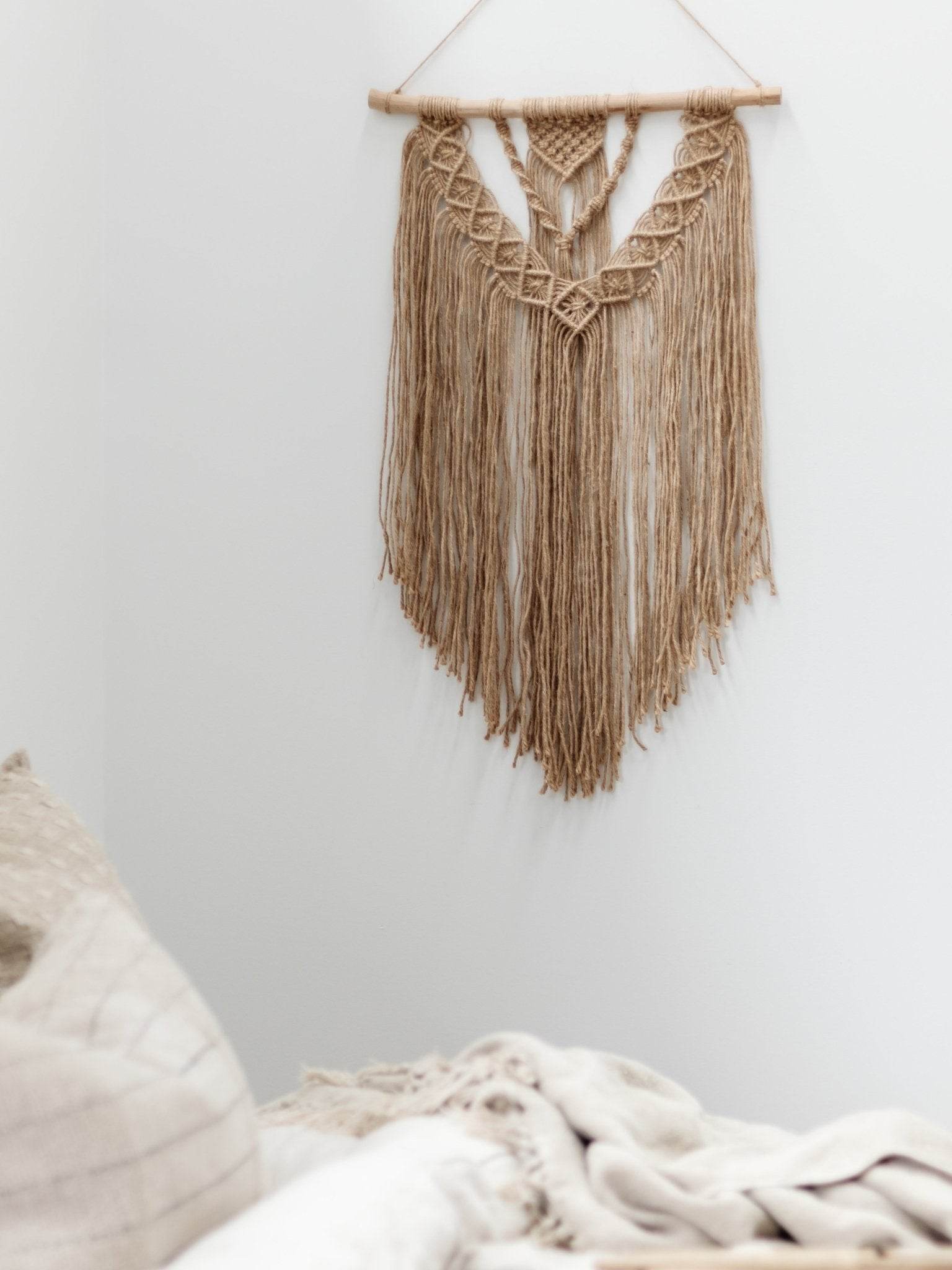Alora Jute Macrame Hanging - Wander & Wild Home