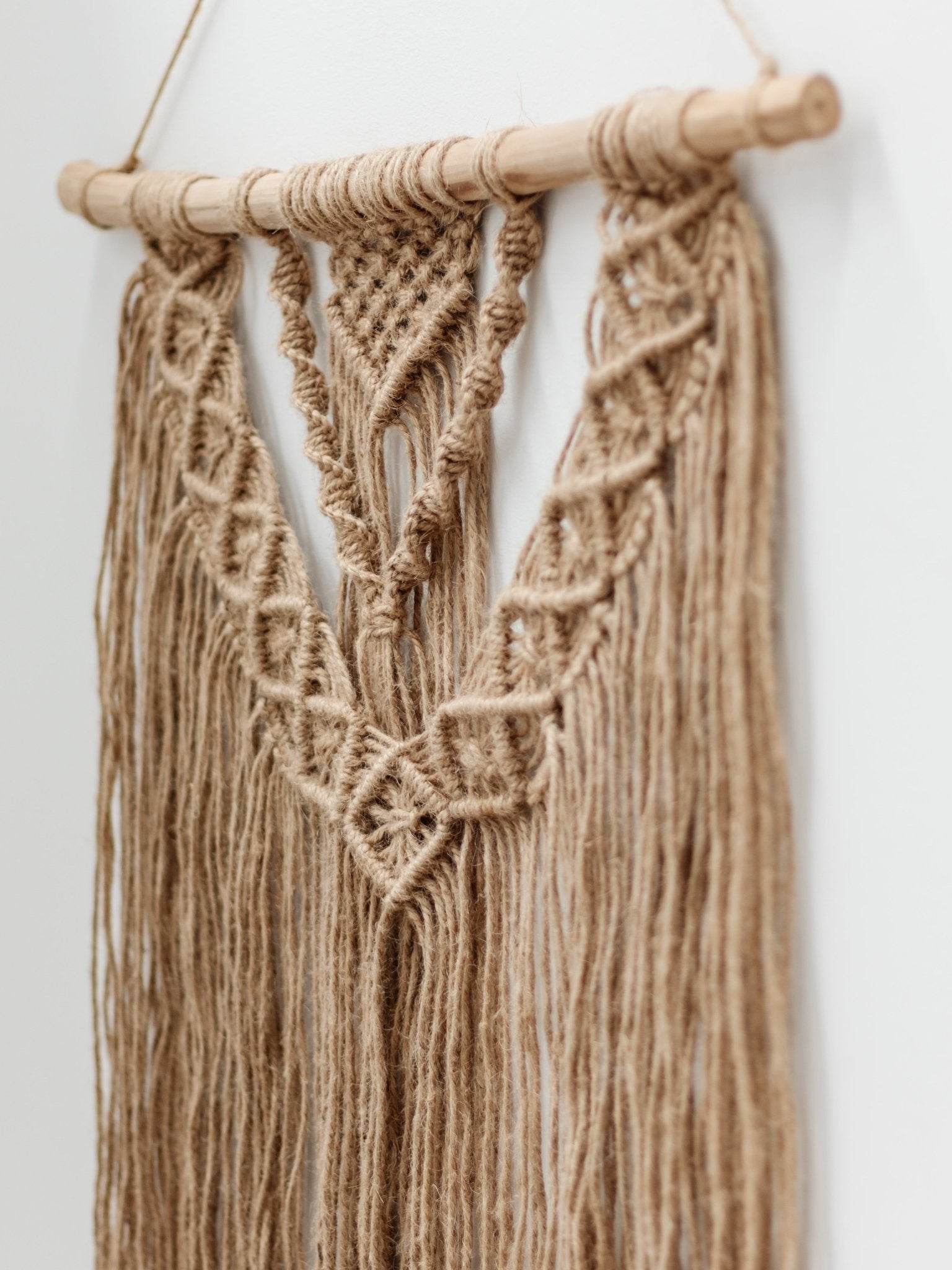 Alora Jute Macrame Hanging - Wander & Wild Home