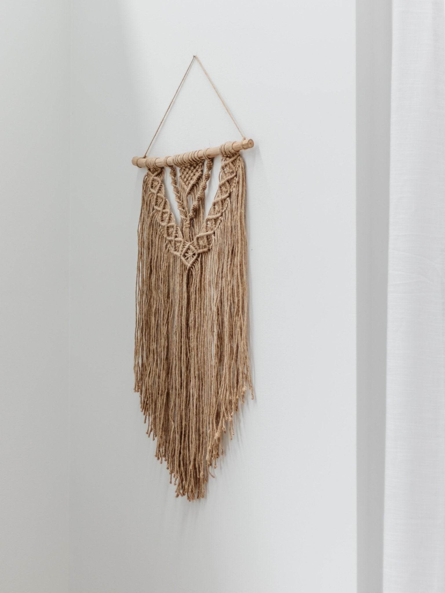 Alora Jute Macrame Hanging - Wander & Wild Home