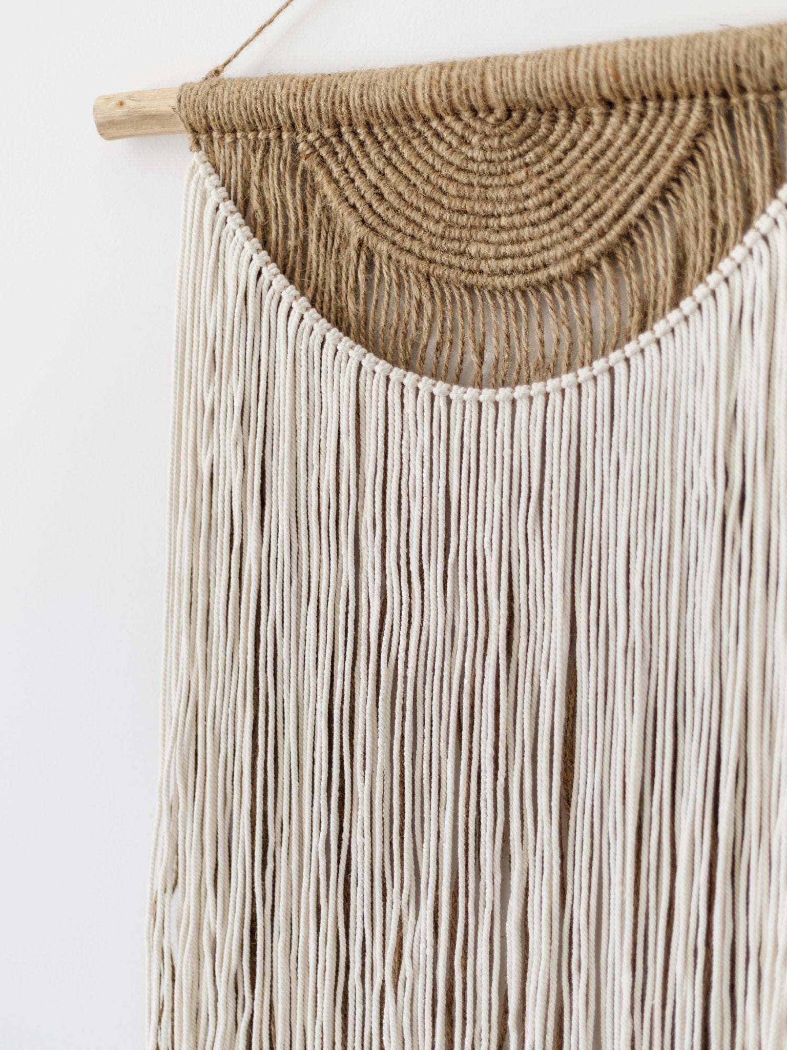 Aluna | Jute & Cotton Wall Hanging - Wander & Wild Home