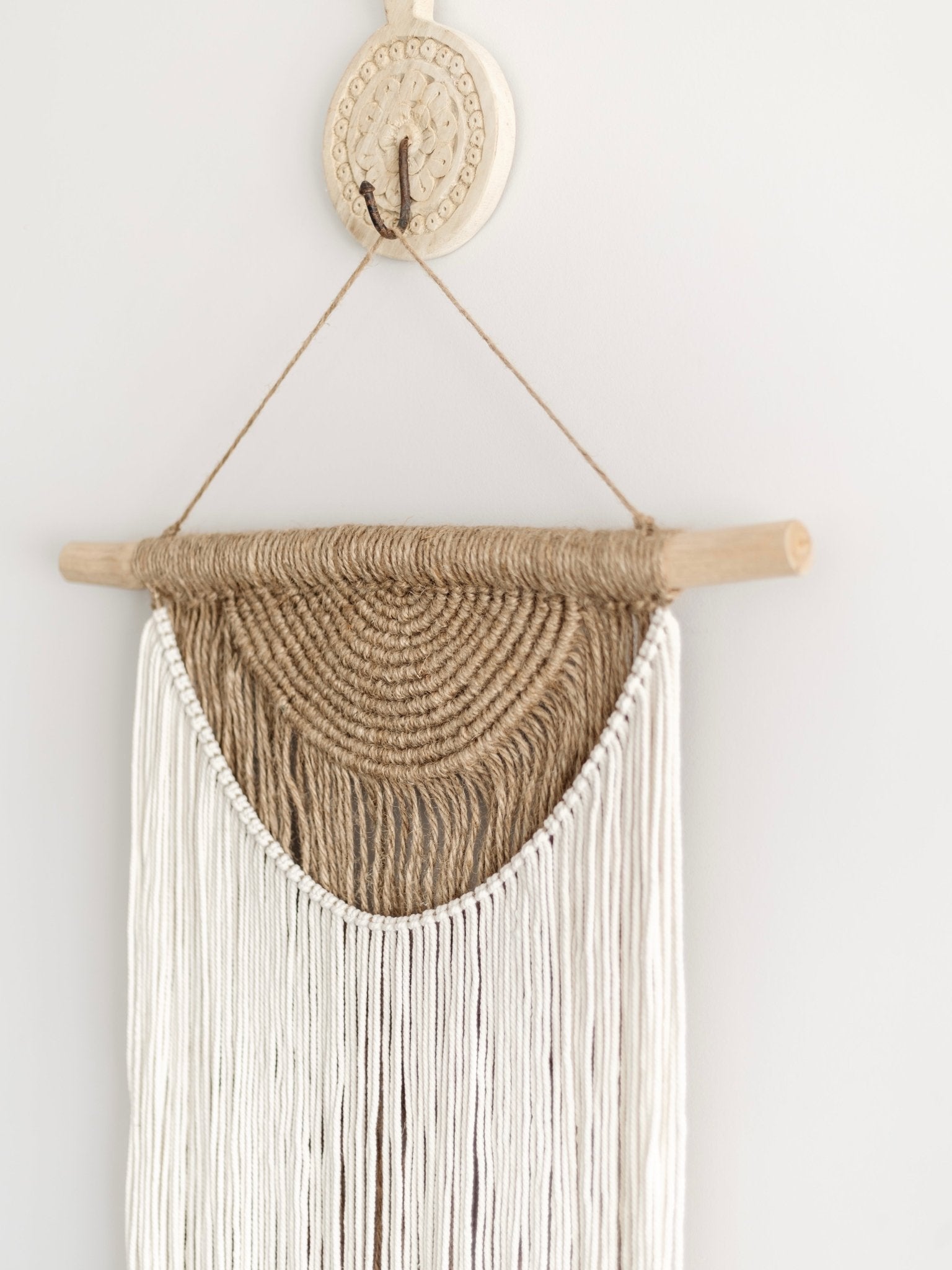 Aluna | Jute & Cotton Wall Hanging - Wander & Wild Home