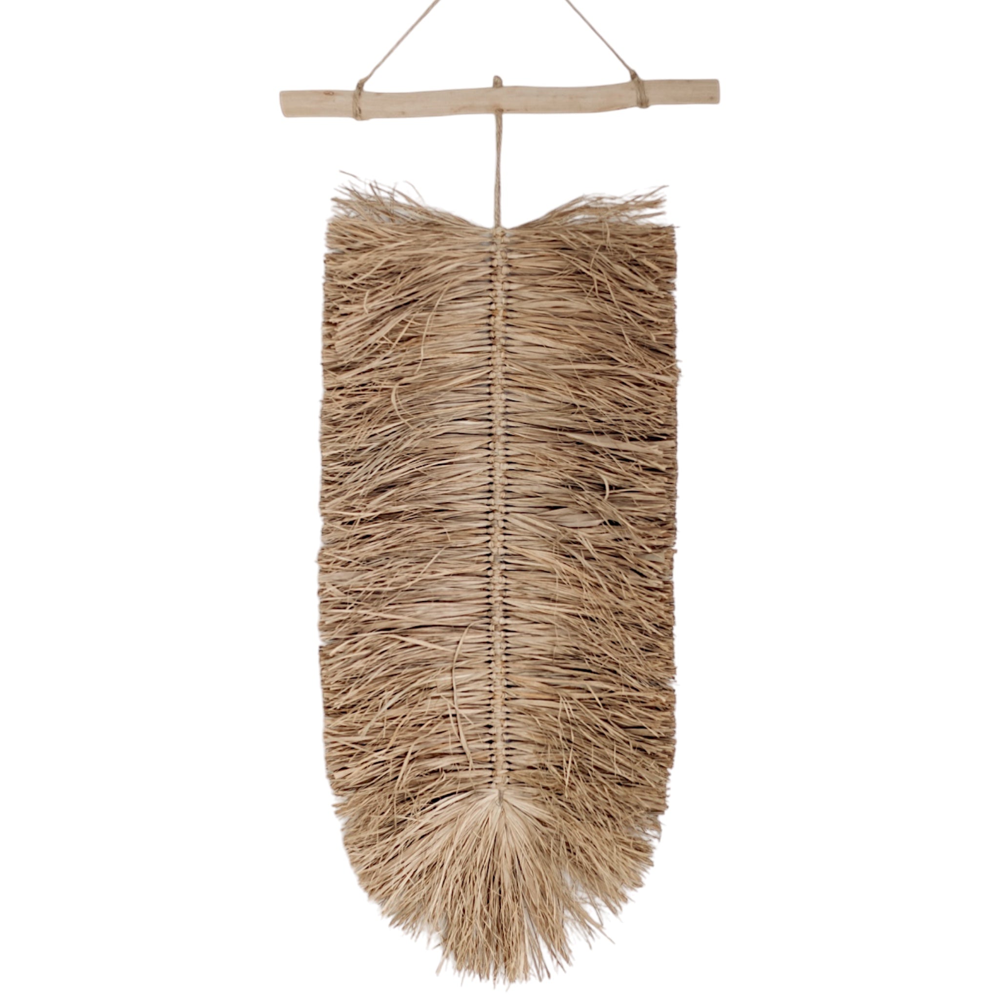 Arla | Raffia Leaf Wall Hanging - Wander & Wild Home