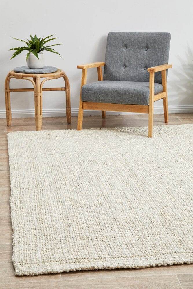 Atrium Barker Jute Rug | Bleach - Wander & Wild Home
