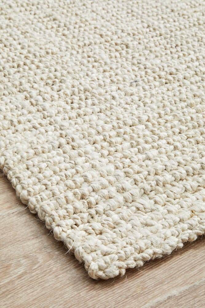 Atrium Barker Jute Rug | Bleach - Wander & Wild Home