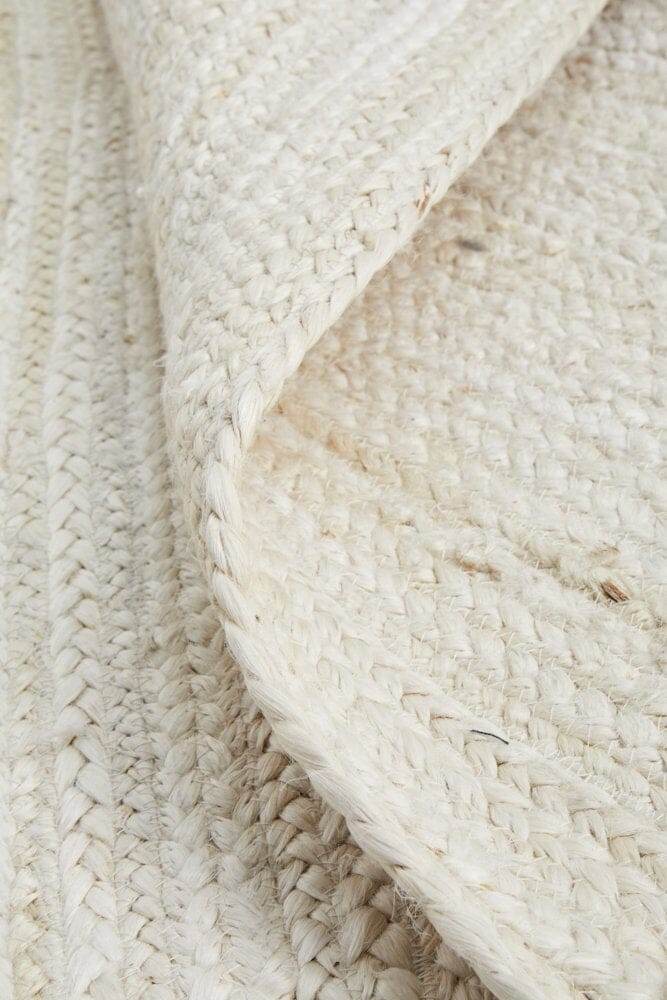 Bondi Jute Rug | White - Wander & Wild Home