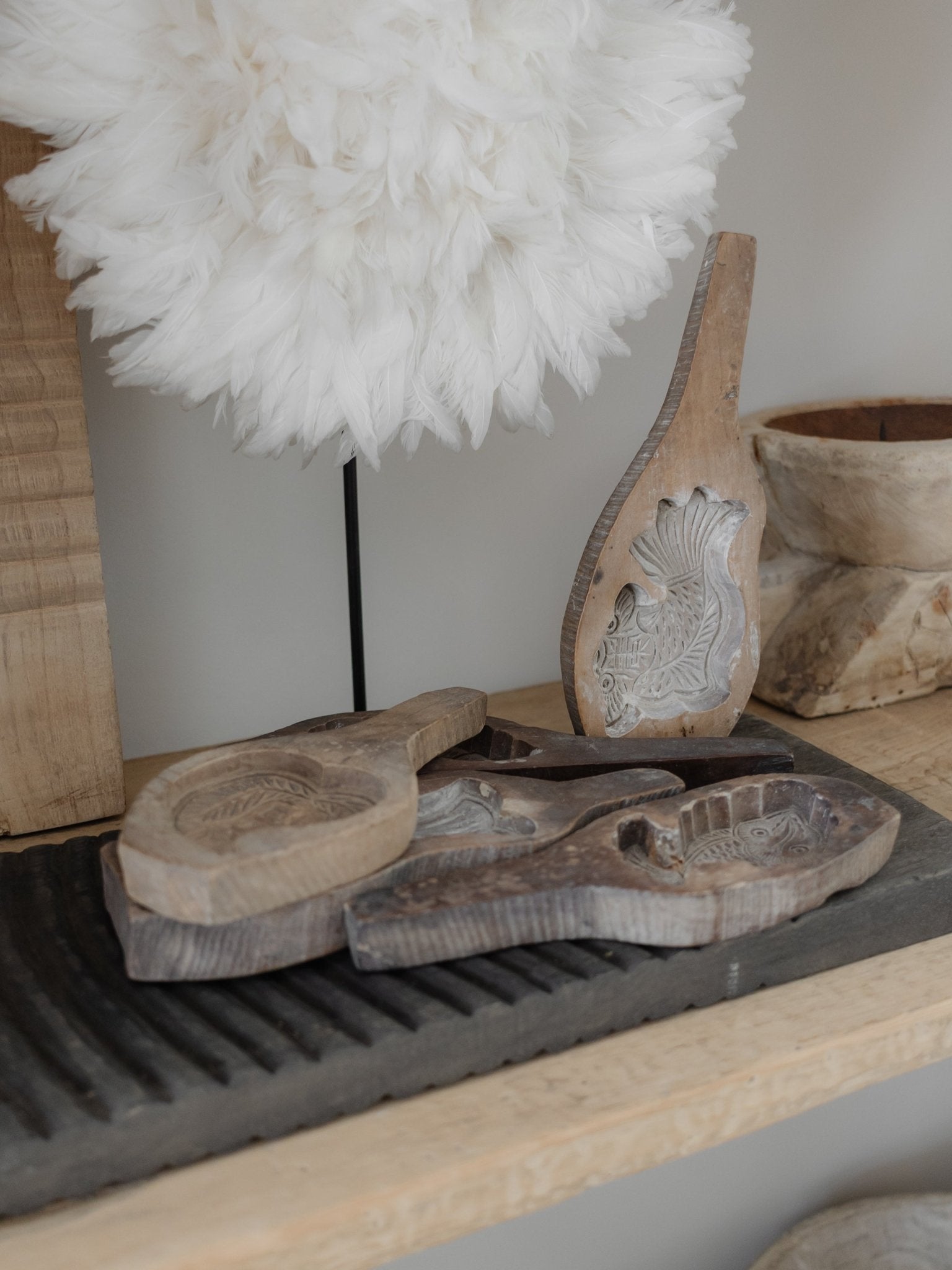 Chinese Antique Biscuit Mould - Wander & Wild Home