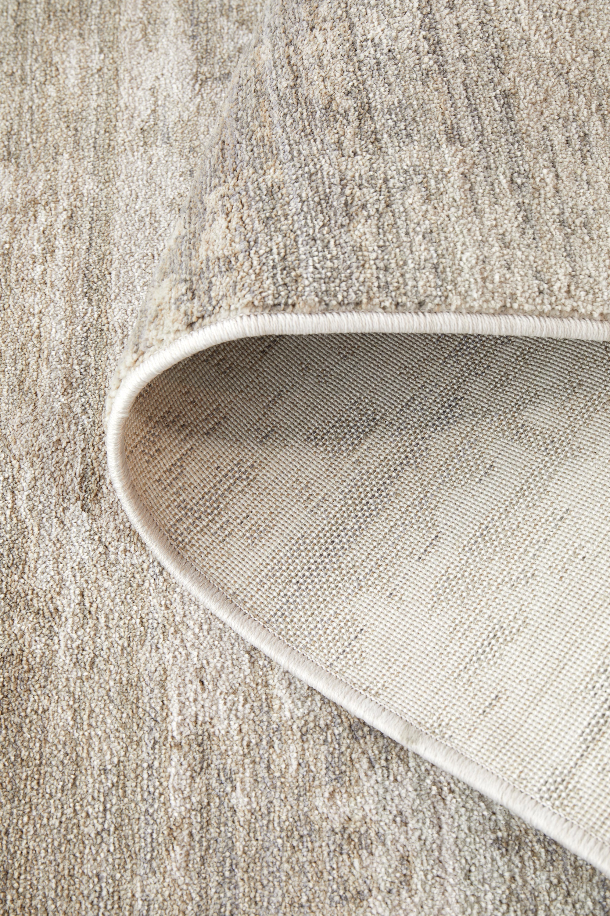 Morgana Stone low pile polyester rug