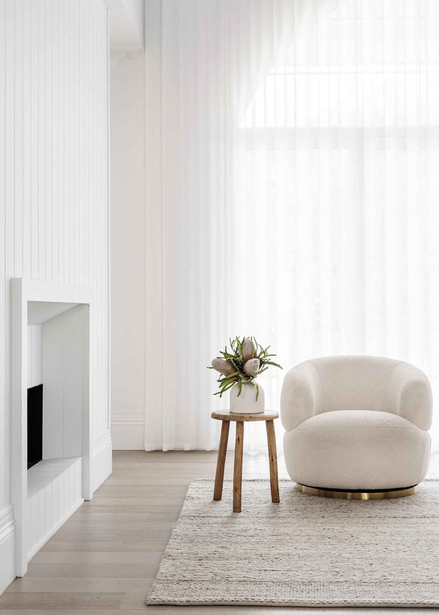Darren Palmer Paperbark Rug | Oatmeal