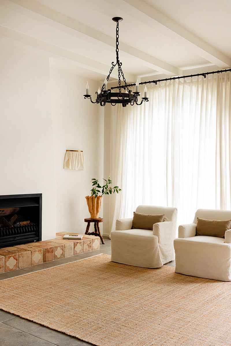 Darren Palmer Plaid Rug | Sandstone - Wander & Wild Home