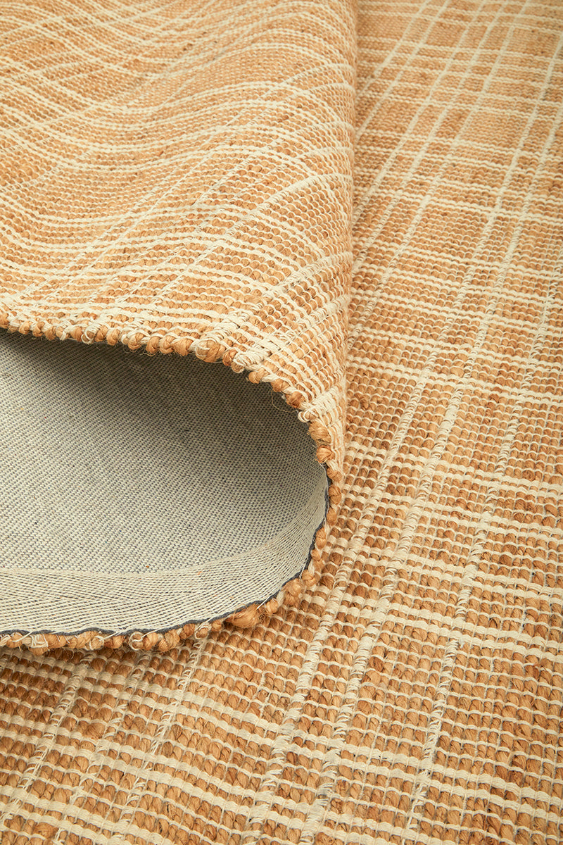 Plaid Sandstone sandstone and ivory weave