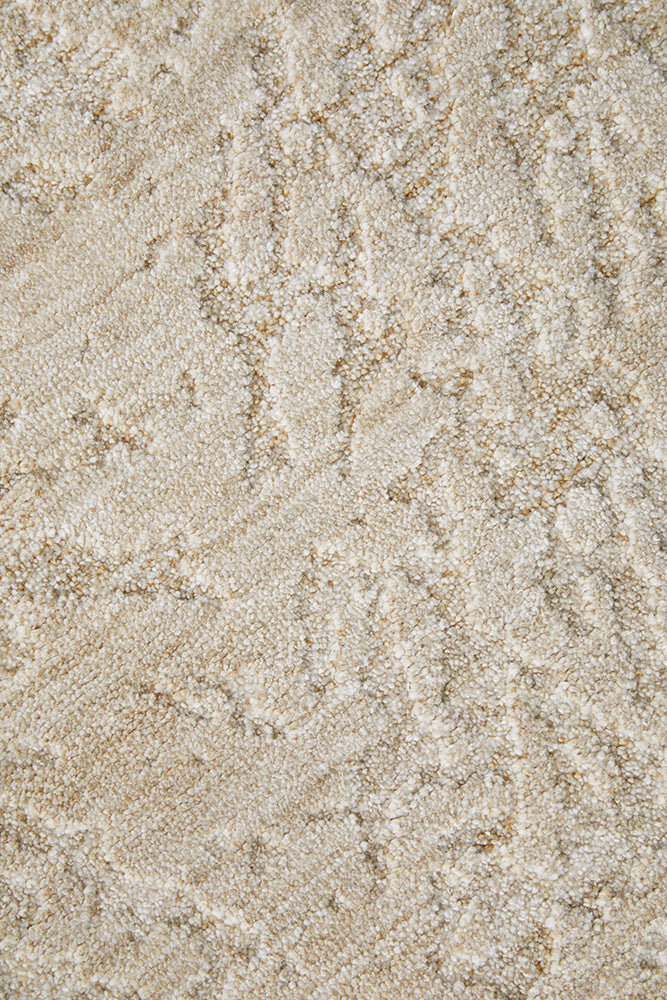 Plume Oat polyester rug close-up