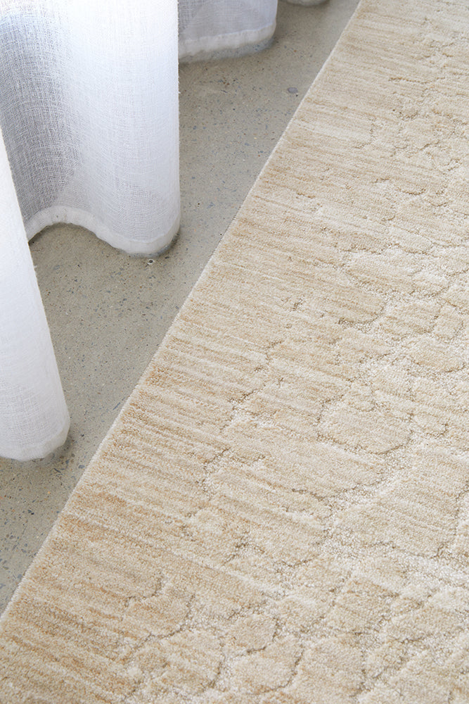 Rogue Linen polyester rug close-up