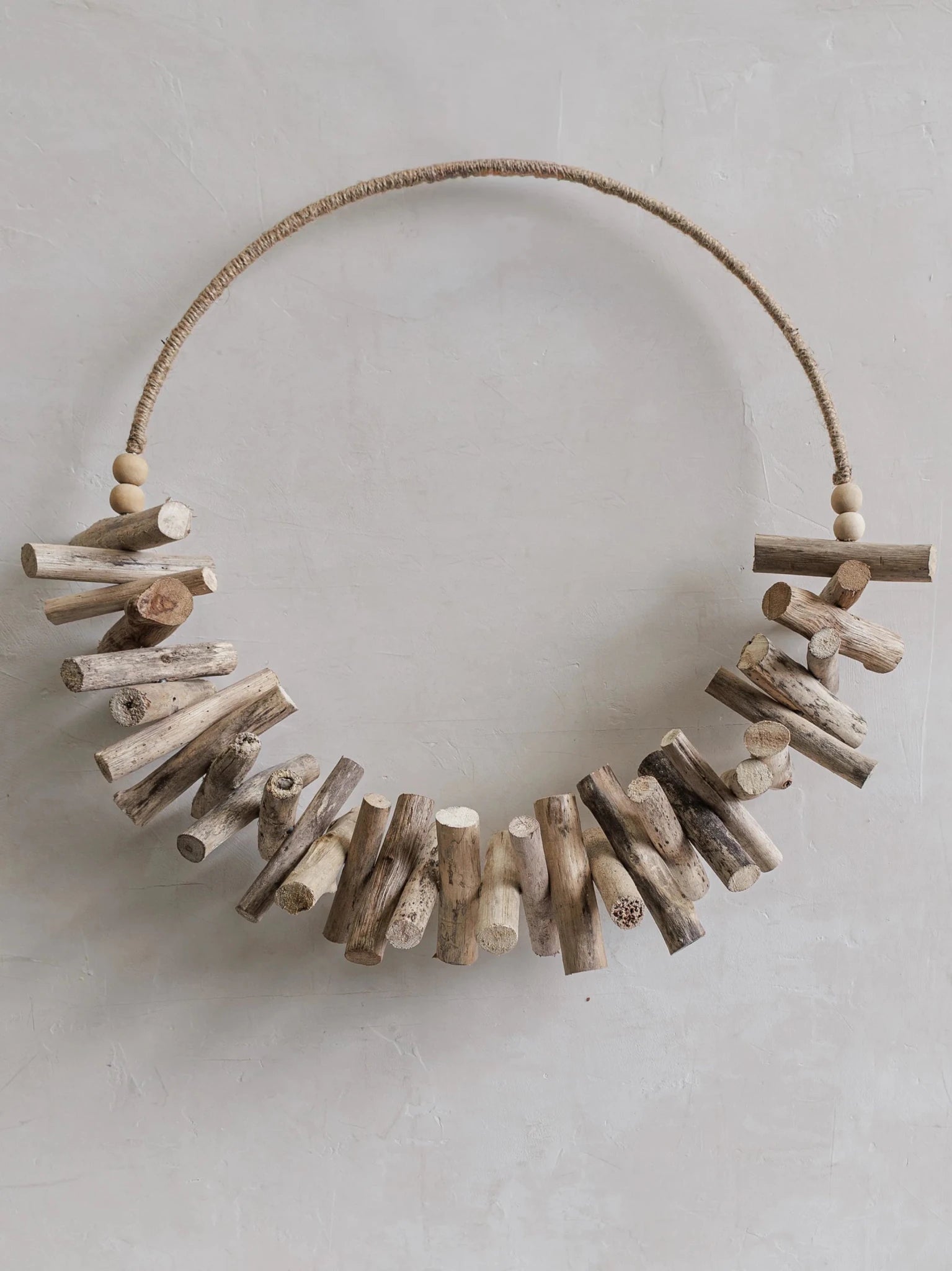 Esme | Natural Wood Hoop Hanging - Wander & Wild Home