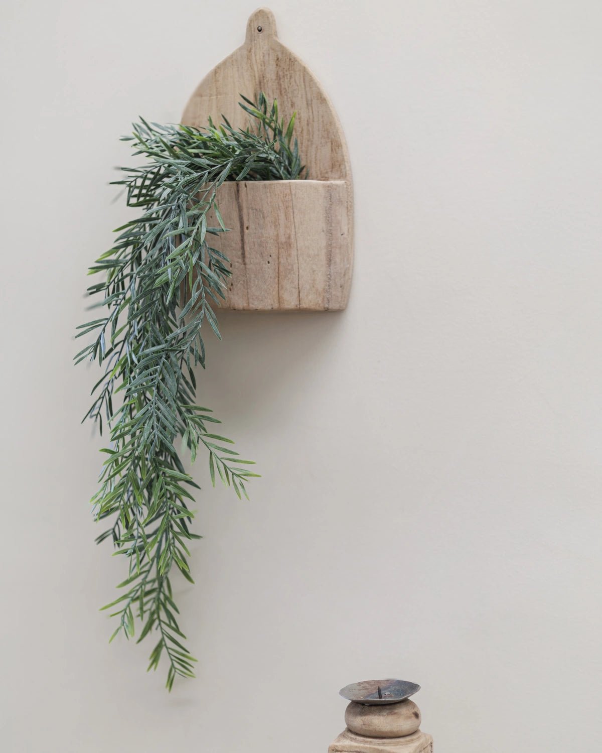 Faux Acacia Leaf Hanging Bush | 76cm - Wander & Wild Home