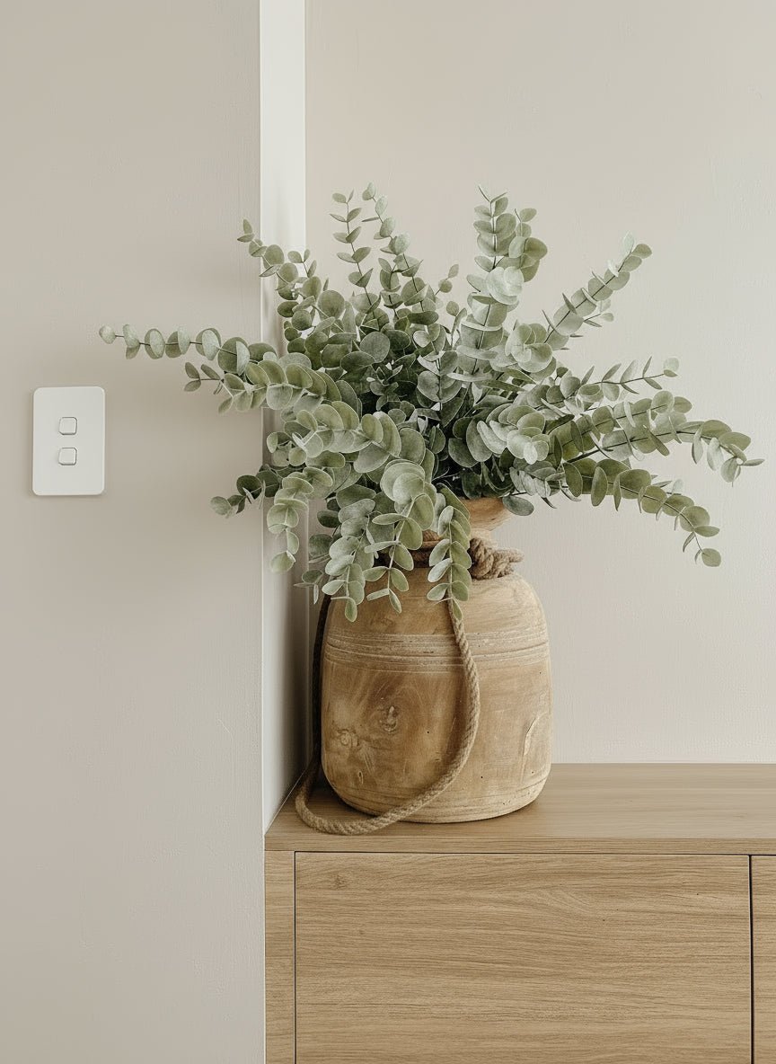 Faux Eucalyptus Spray Stem | 56cm - Wander & Wild Home