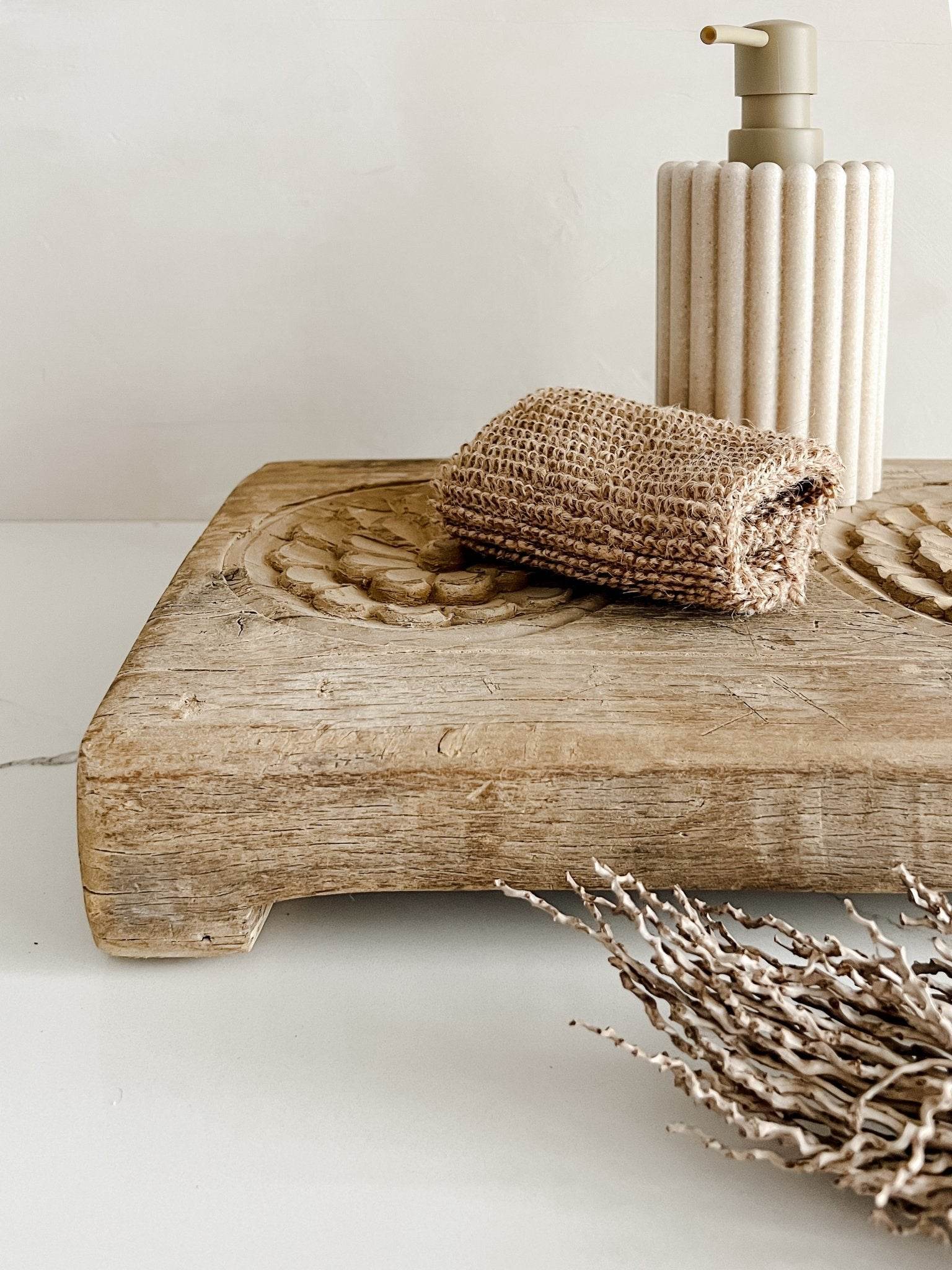 Indian Carved Bajot Board - Wander & Wild Home