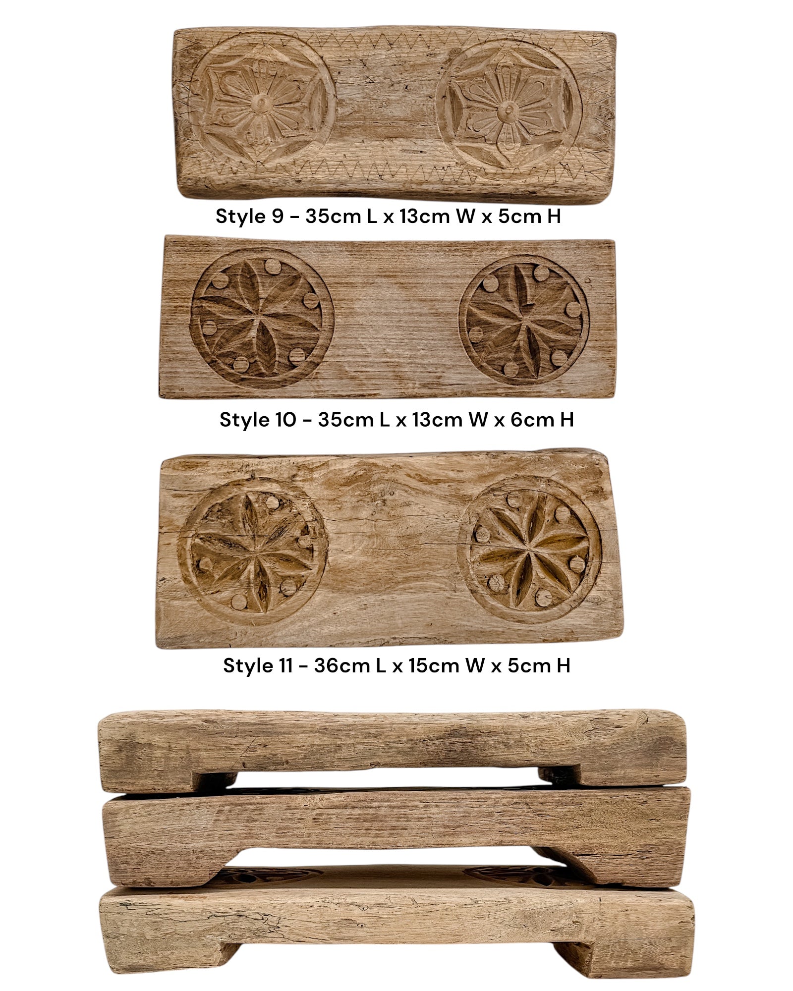 Indian Carved Chapati Bajot Board - Wander & Wild Home