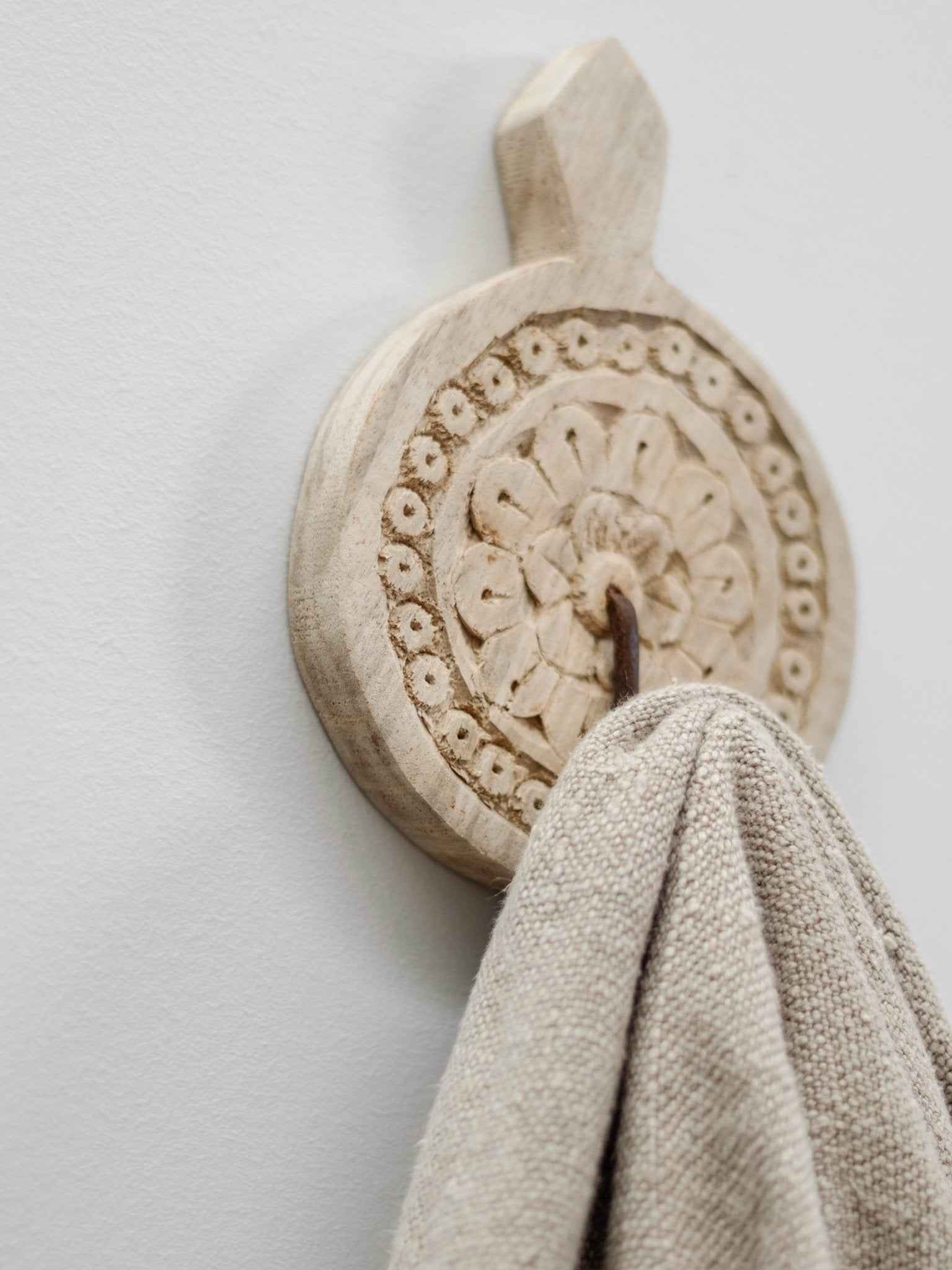 Indian Carved Single Wall Hook