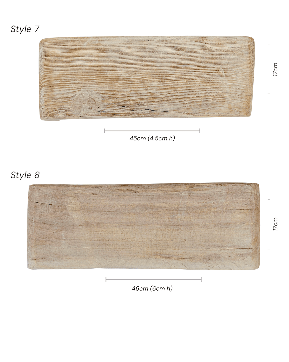 Indian Chapati Board -Bleached - Wander & Wild Home