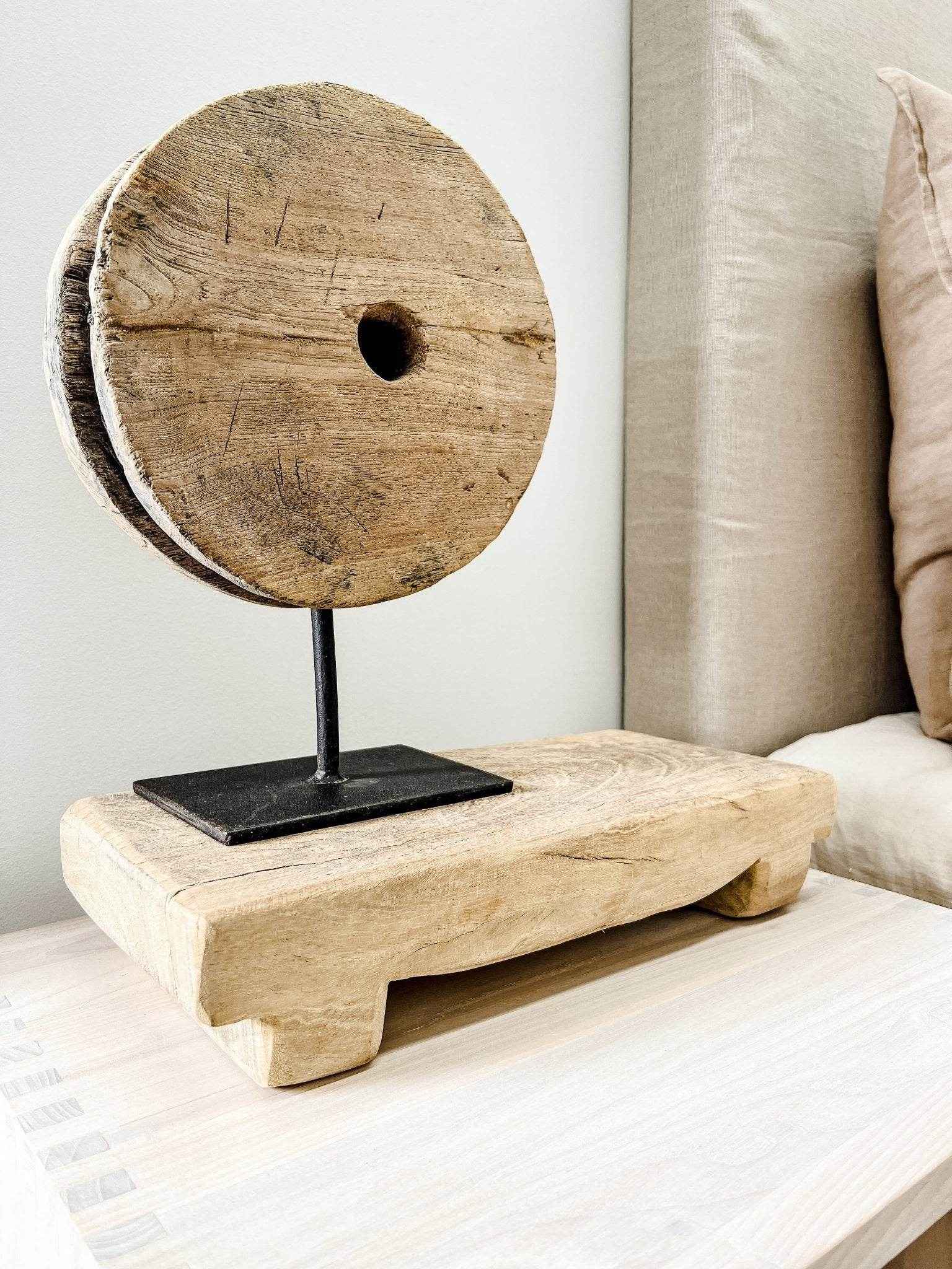 Indian Chapati Board -Aged Rustic