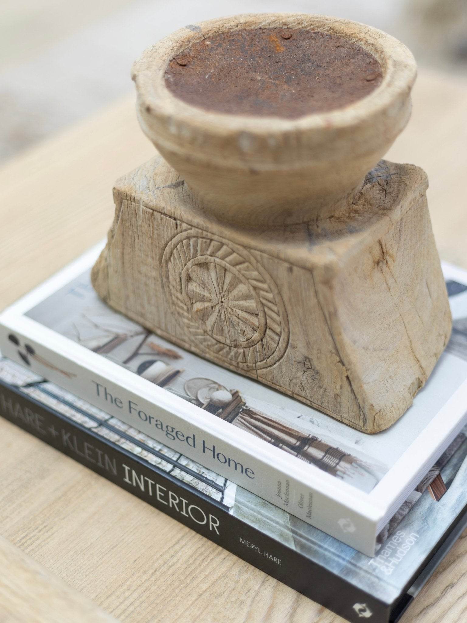 Indian Seeder Candle Stand -Square base - Wander & Wild Home