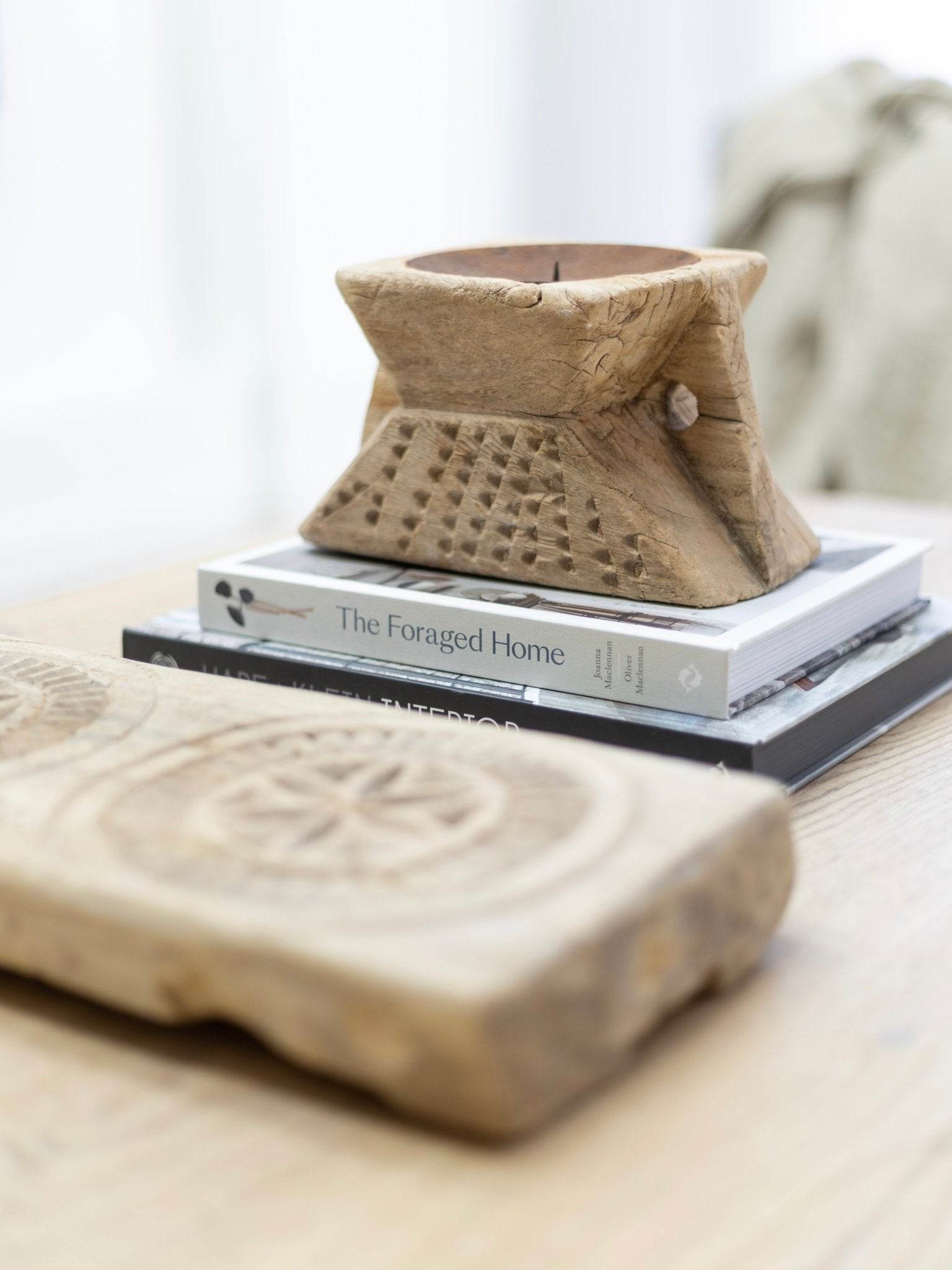 Indian Seeder Candle Stand -Square base - Wander & Wild Home