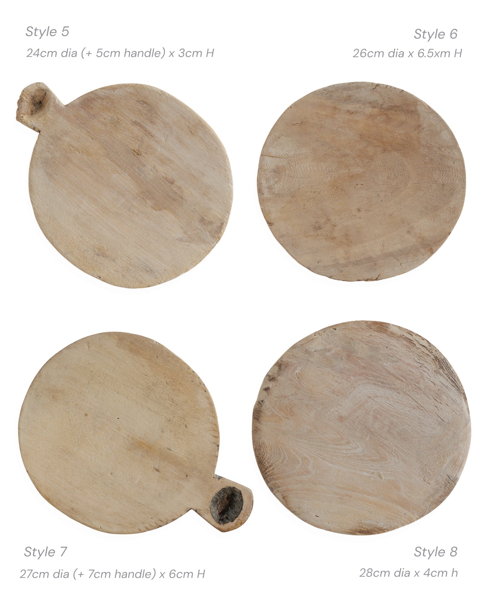 Indian Vintage Chapati Plates - Various - Wander & Wild Home