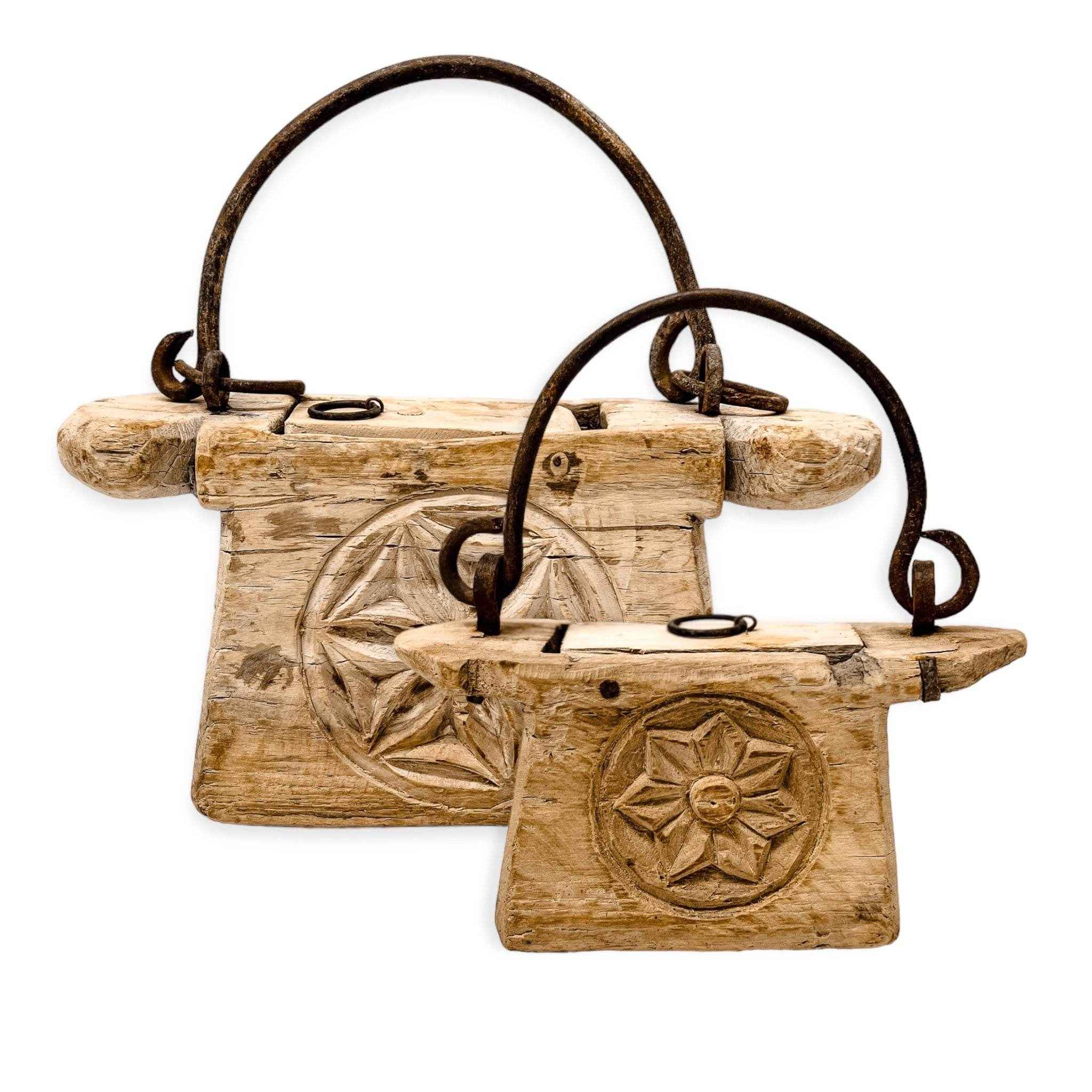 Indian Vintage Oil Pot -Natural