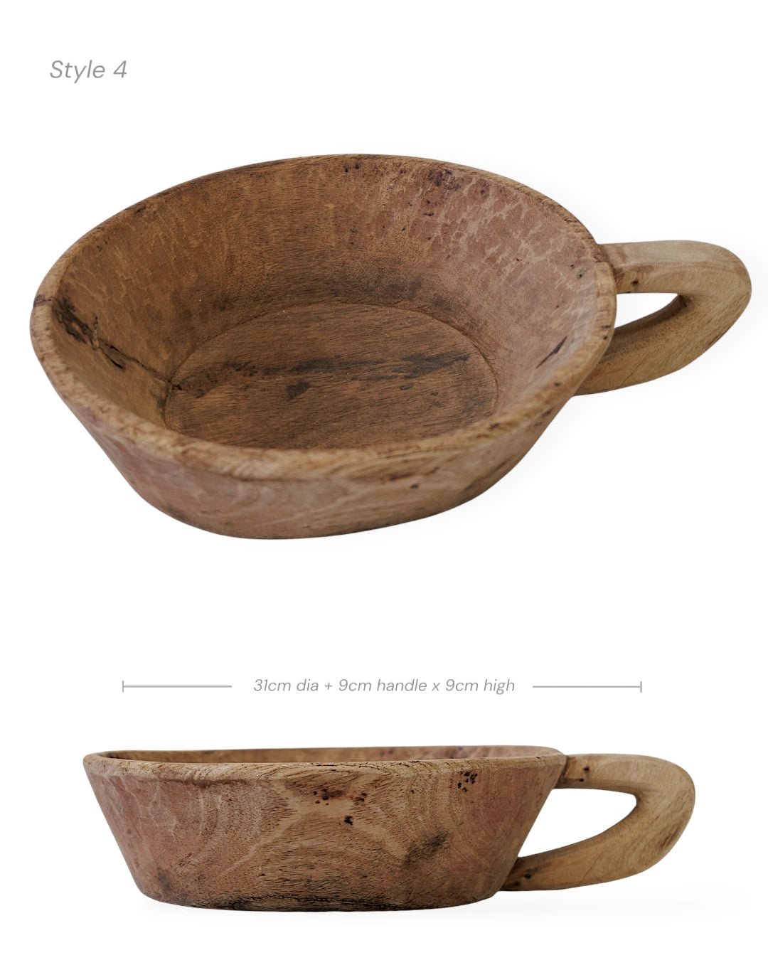 Indian Wooden Handle Bowl - Wander & Wild Home