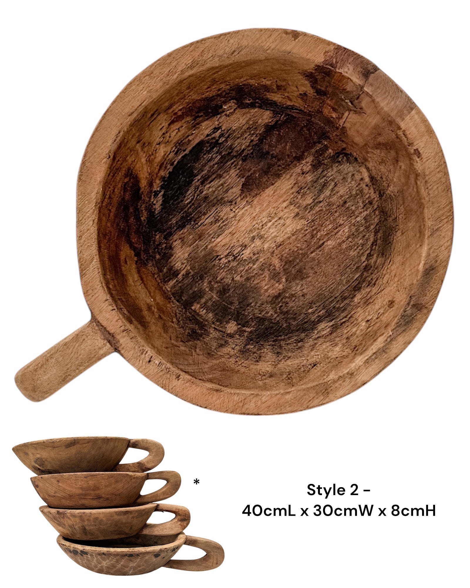 Indian Wooden Handle Bowl - Wander & Wild Home