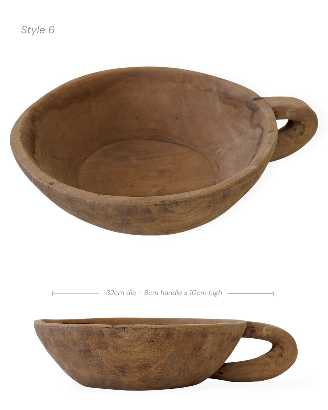 Indian Wooden Handle Bowl - Wander & Wild Home
