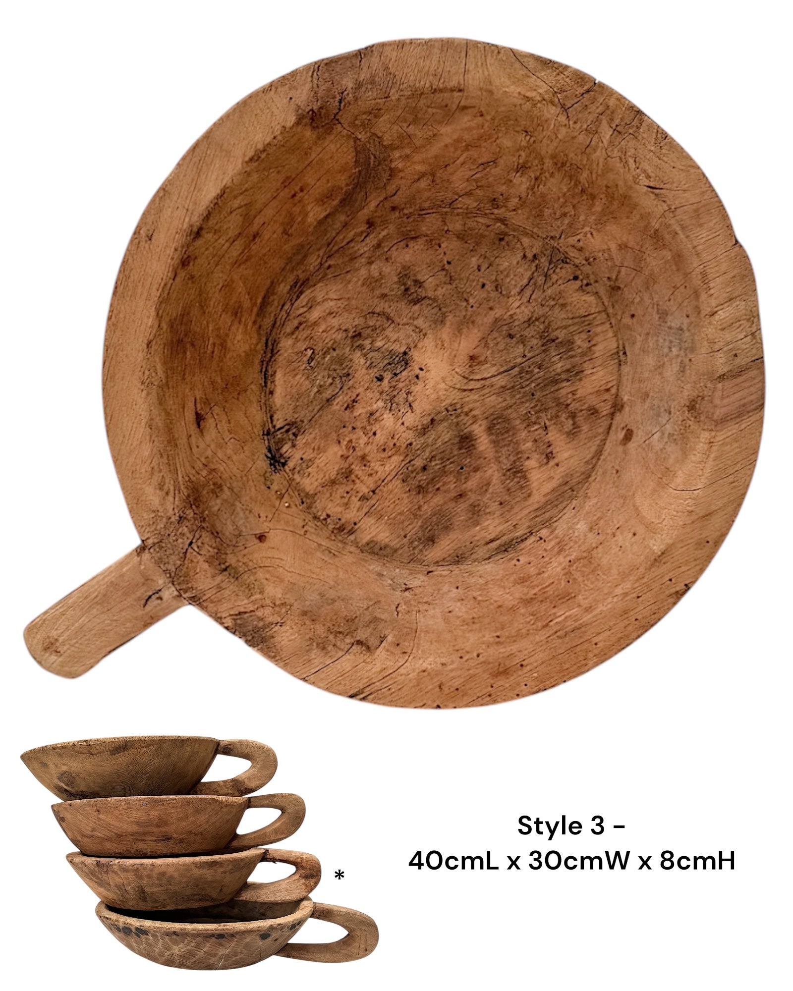 Indian Wooden Handle Bowl - Wander & Wild Home