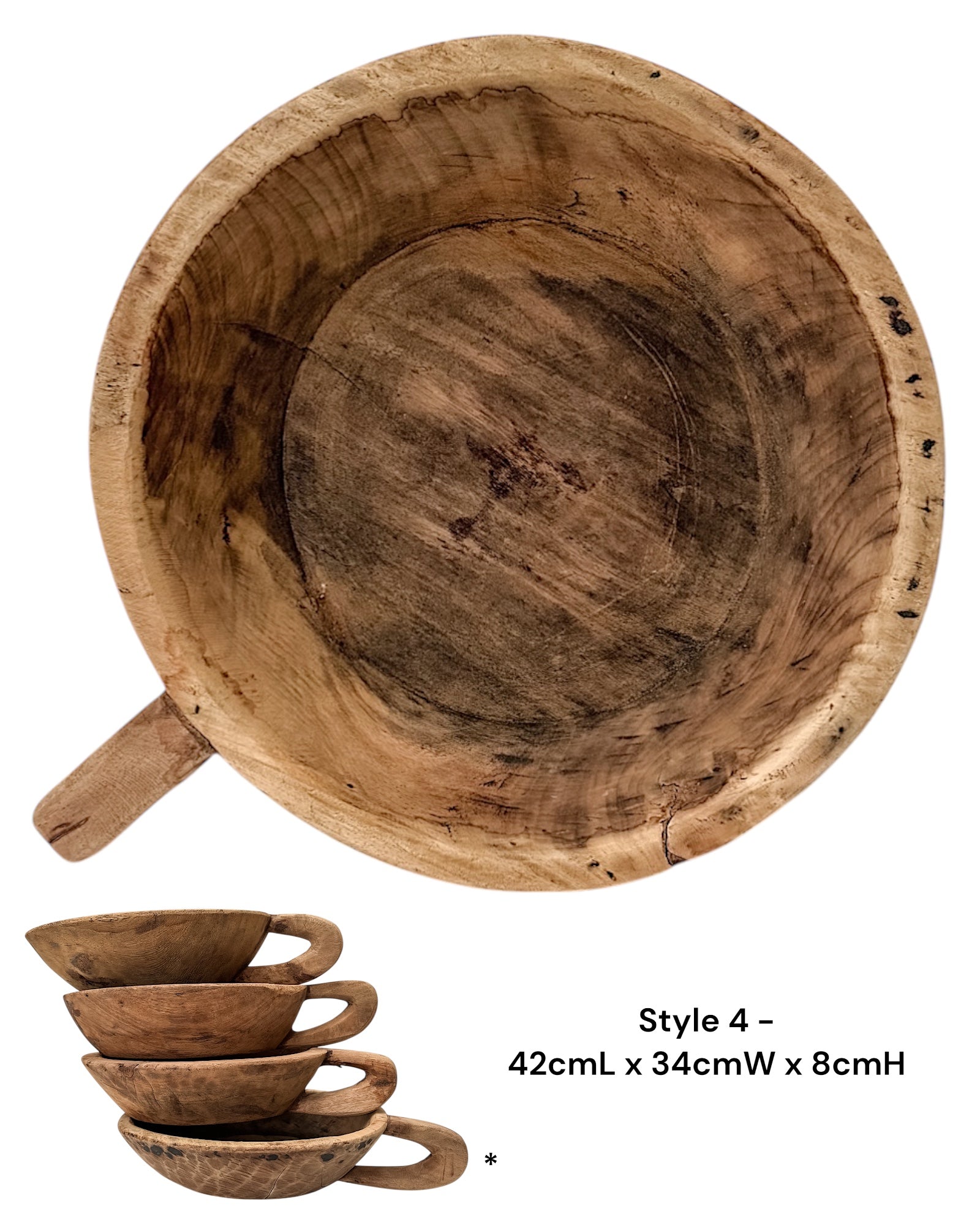 Indian Wooden Handle Bowl - Wander & Wild Home