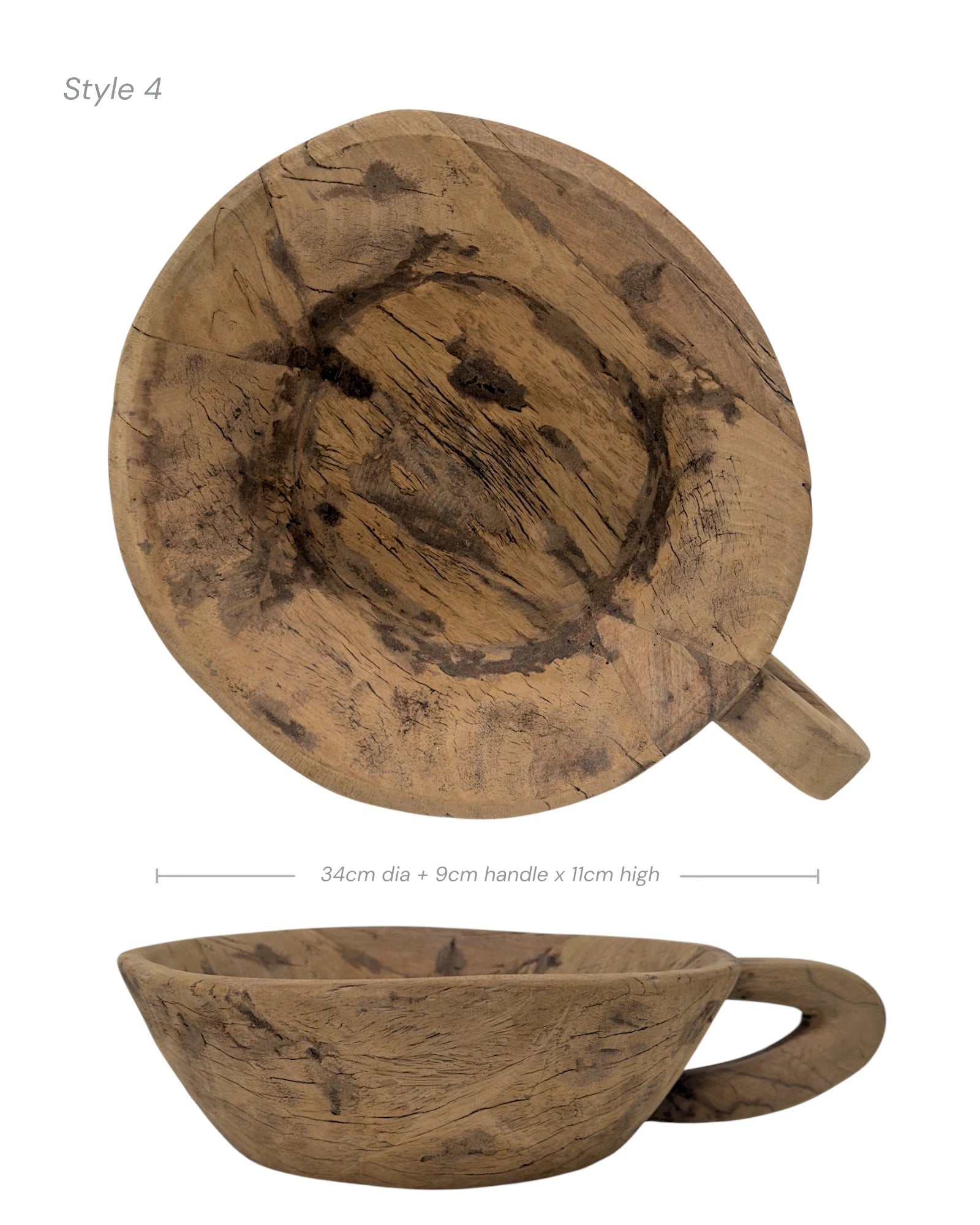 Indian Wooden Handle Bowl - Wander & Wild Home
