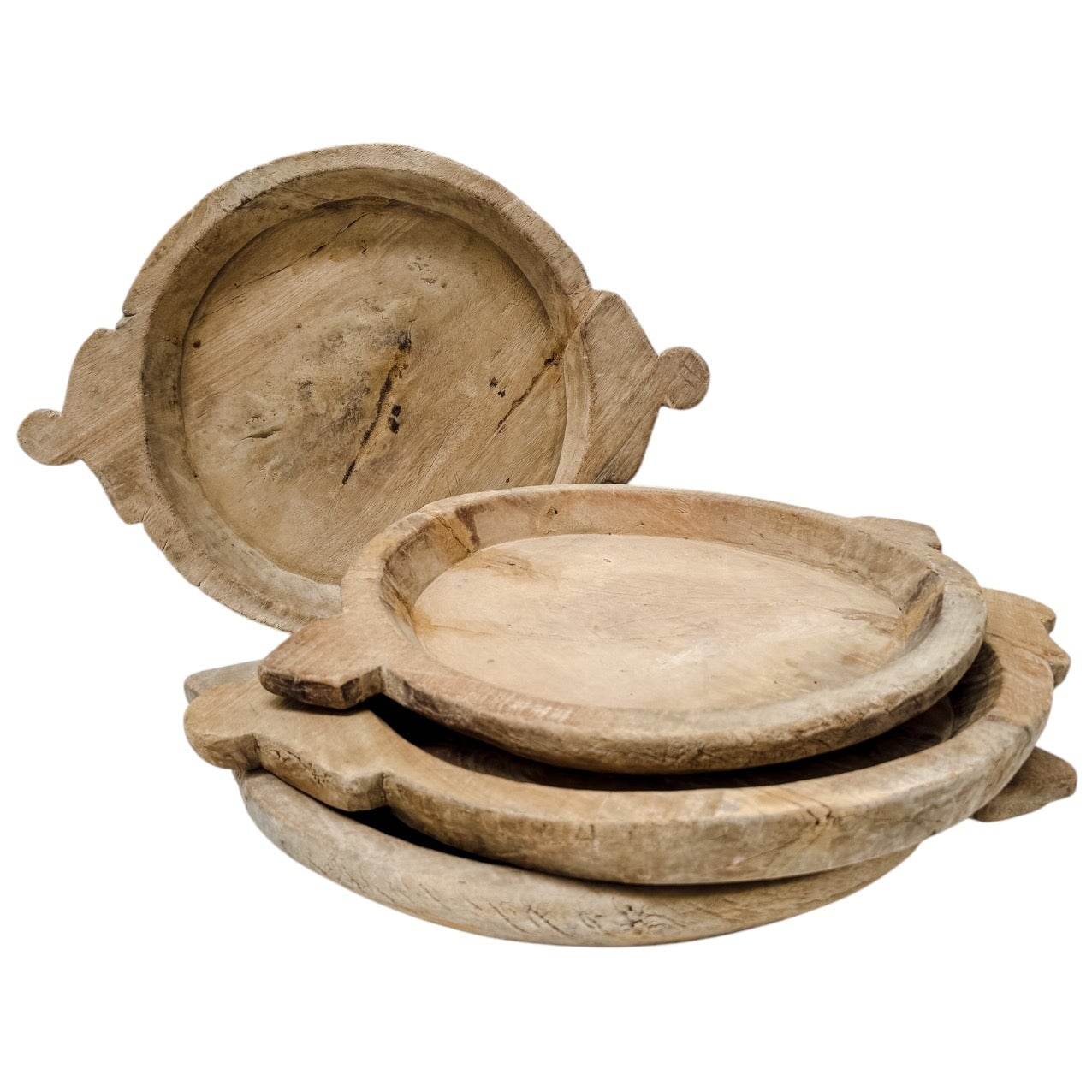 Indian Wooden Parat Plate - Wander & Wild Home