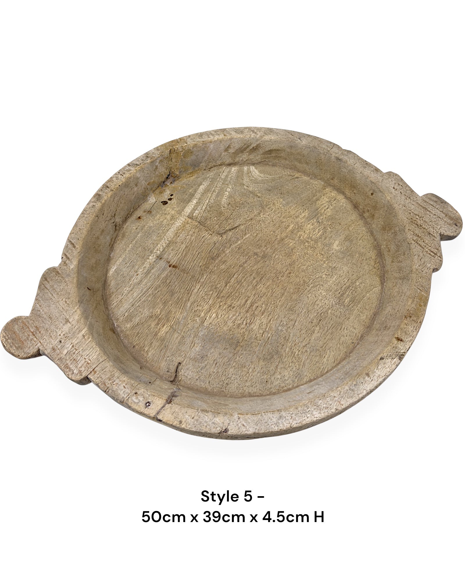 Indian Wooden Parat Plate - Wander & Wild Home