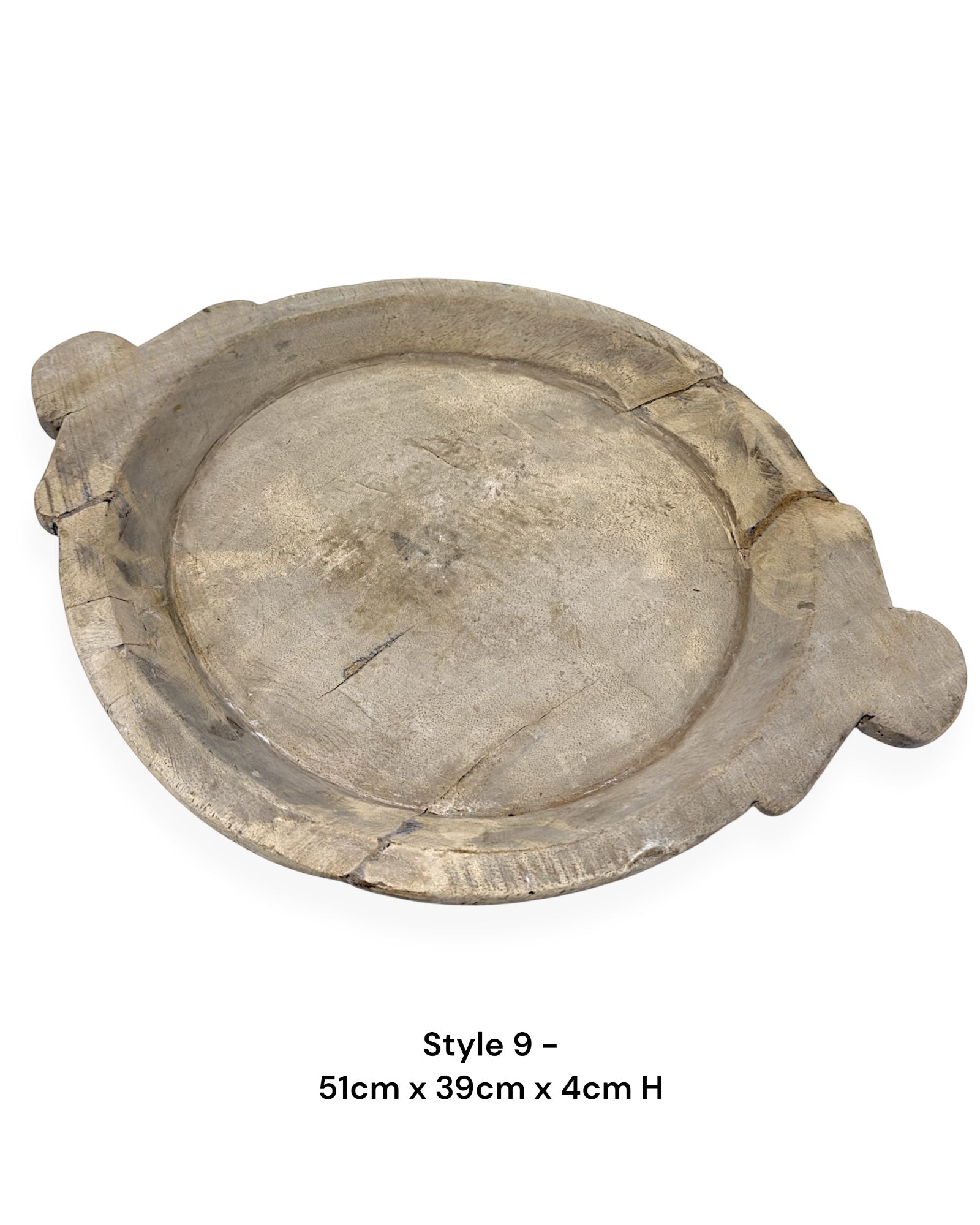 Indian Wooden Parat Plate - Wander & Wild Home