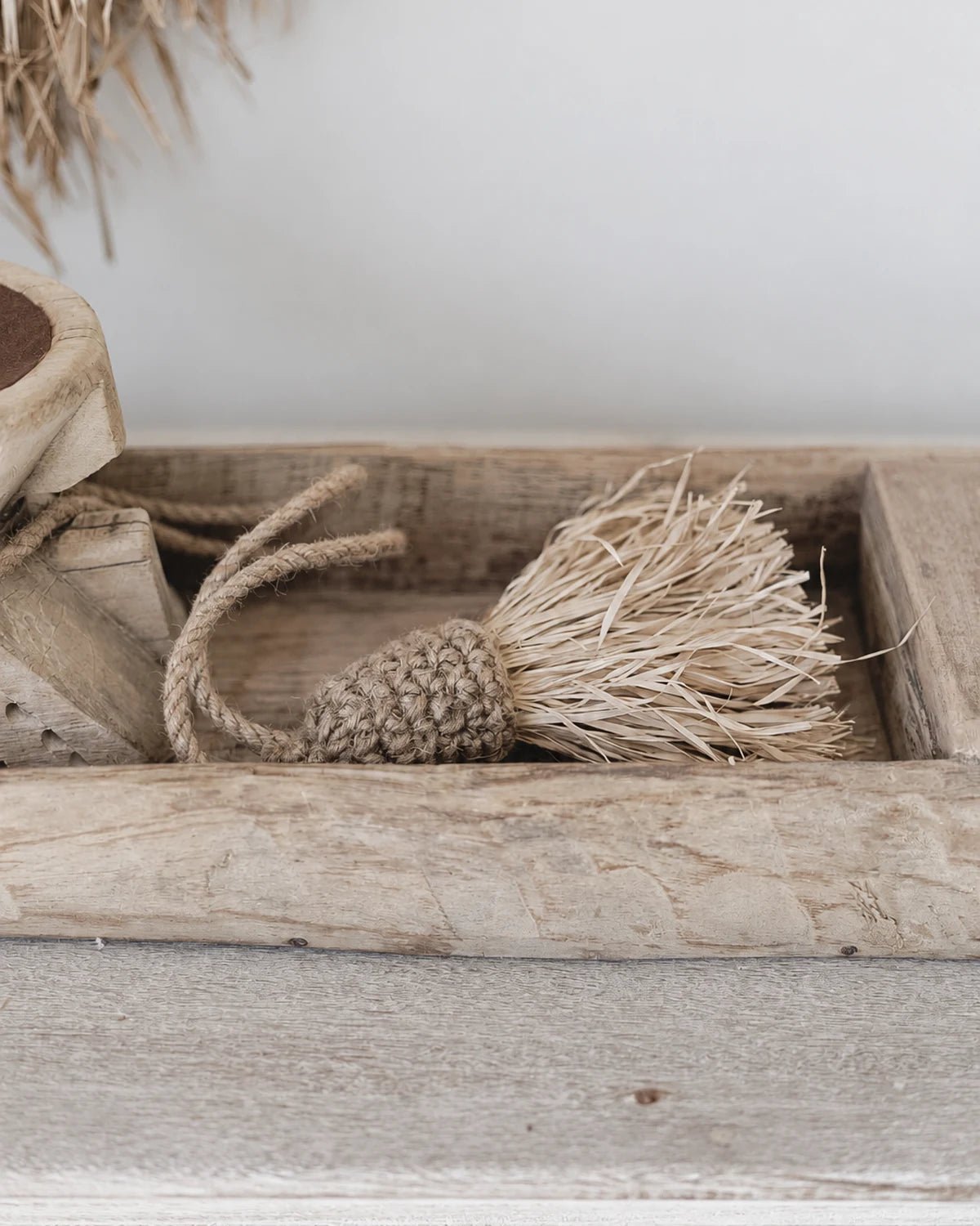 Juno | Raffia & Jute Curtain Tie Tassel - Wander & Wild Home