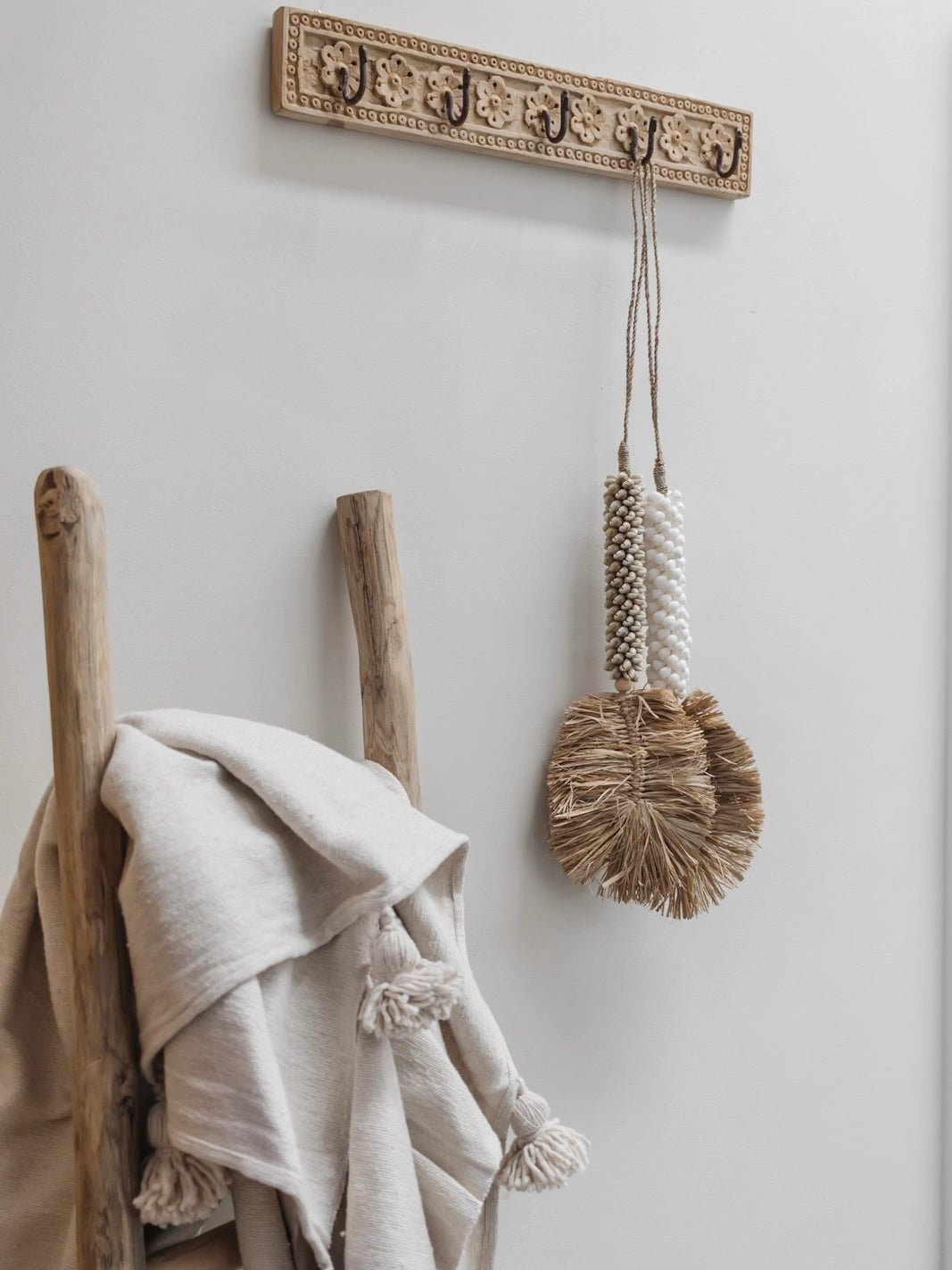 Kalo | Raffia Shell Tassel - Large - Wander & Wild Home