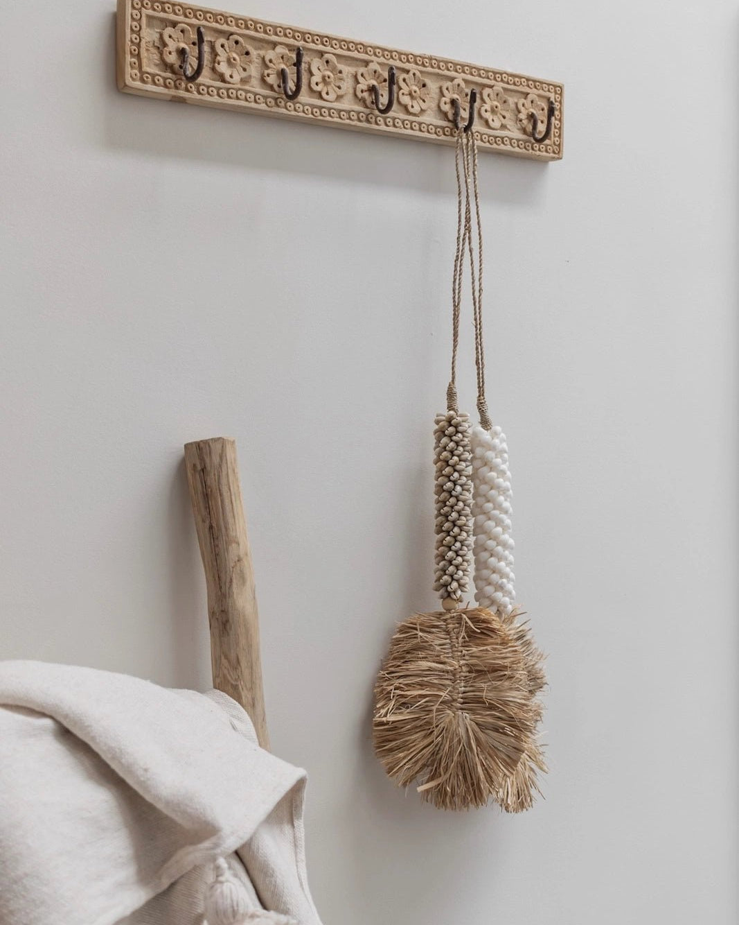 Kalo | Raffia Shell Tassel - Large - Wander & Wild Home