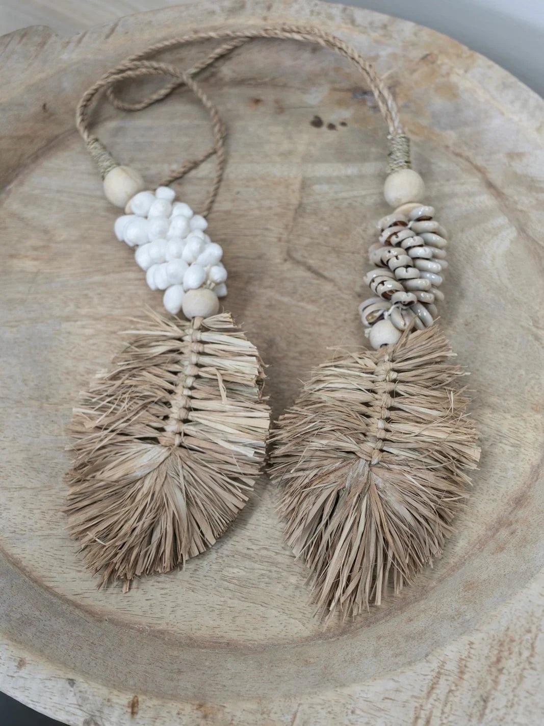 Kalo | Raffia Shell Tassel - Wander & Wild Home