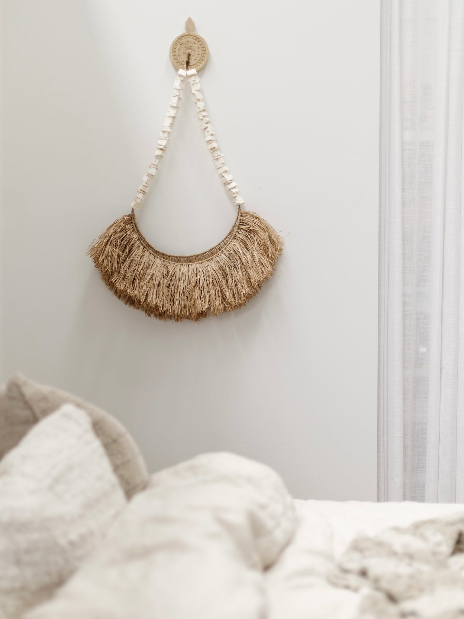 Kona | Cuttlefish Raffia Wall Hanging - Wander & Wild Home
