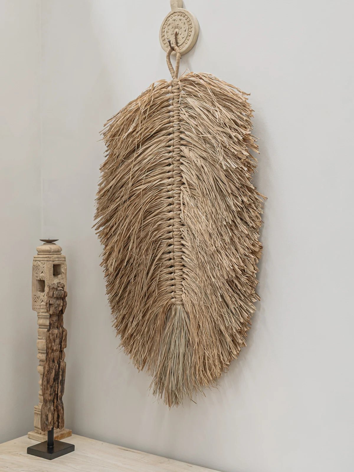 Laguna | Raffia Leaf Hanging - Wander & Wild Home