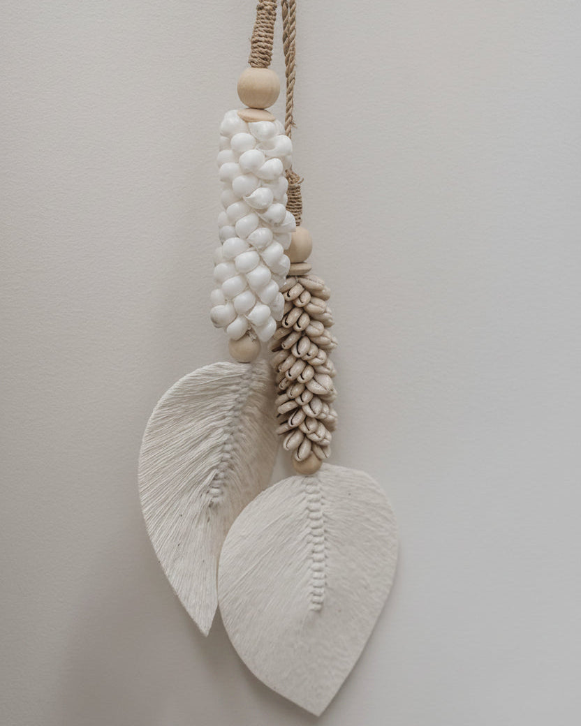 Lana | Shell Leaf Tassel - Wander & Wild Home