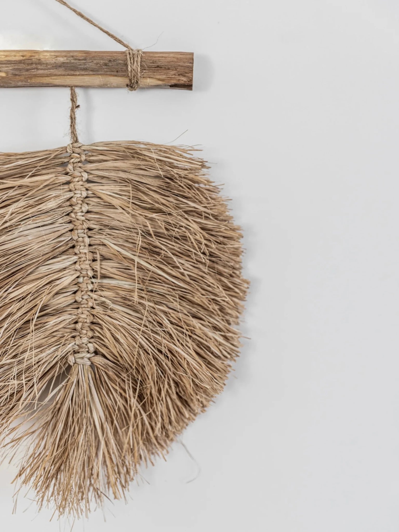 Laos | Raffia Leaf Wall Hanging - Wander & Wild Home