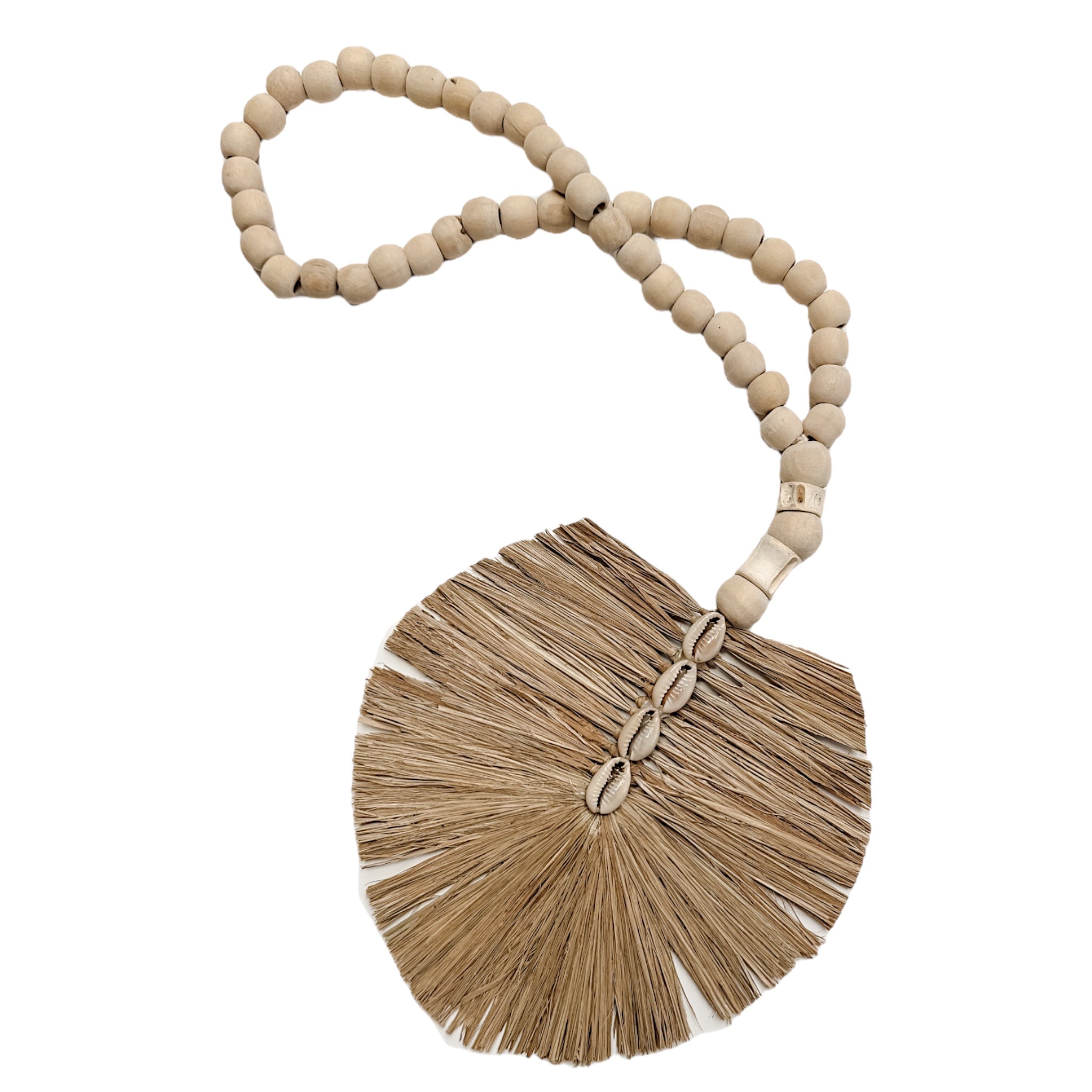 Lena | Raffia & Shell Garland - Wander & Wild Home