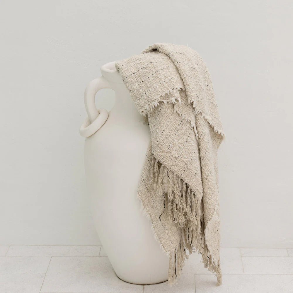 Looma Recycled Linen Cushion - Wander & Wild Home