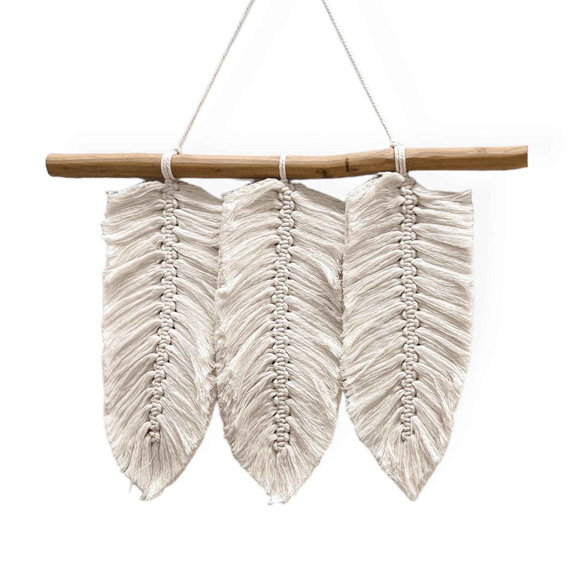 Mia Macrame Leaf Hanging