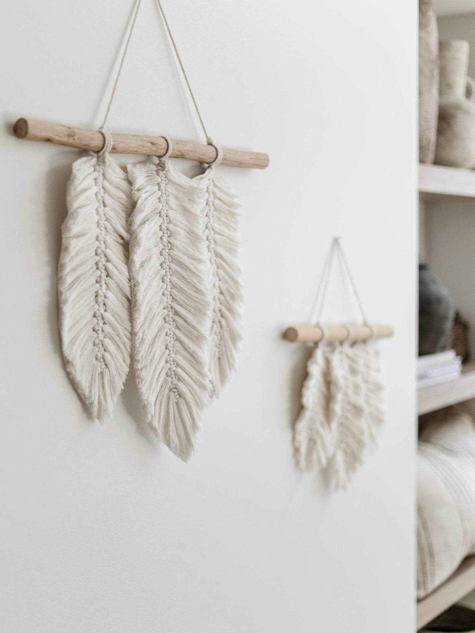 Mia Macrame Leaf Hanging